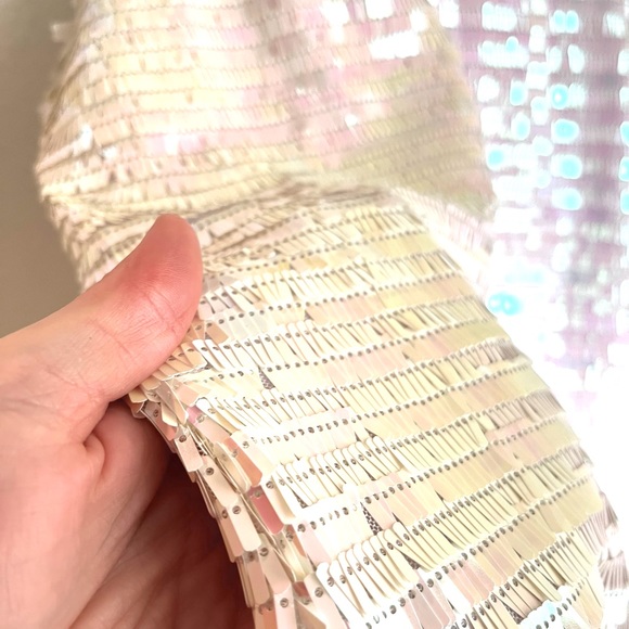 Sleeves Sequin Dress Size Small - Picture 2 of 8
